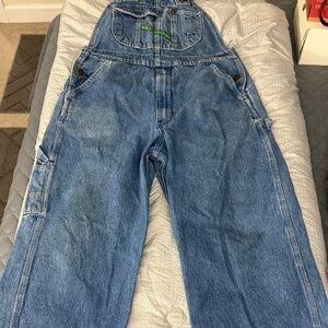 Men's Blue Denim Overalls
